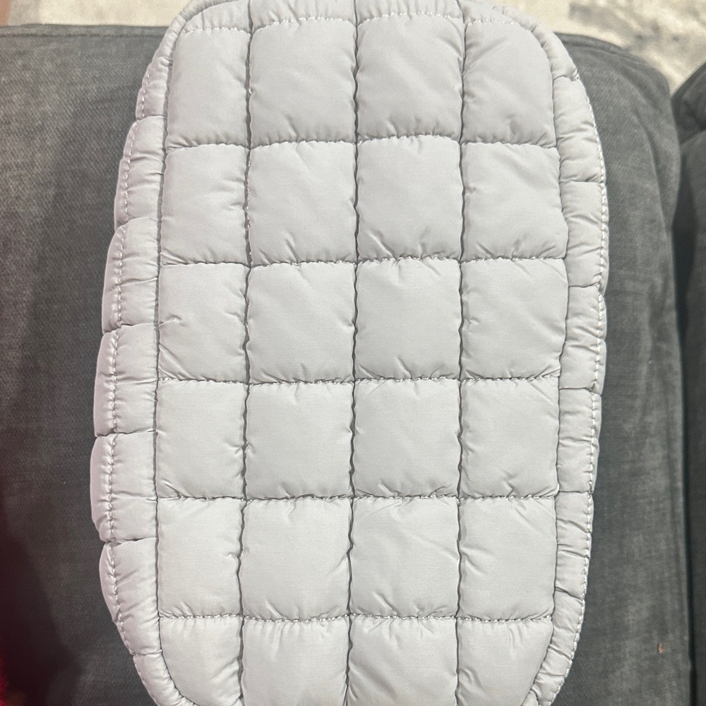 Urban Expressions Quilted Gray Clutch